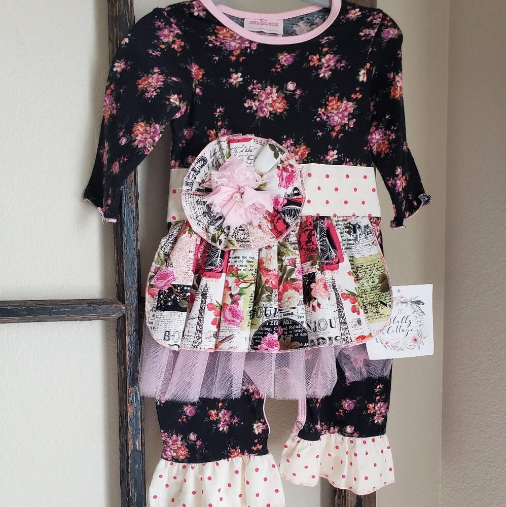 She Bloom Shabby Chic Romper